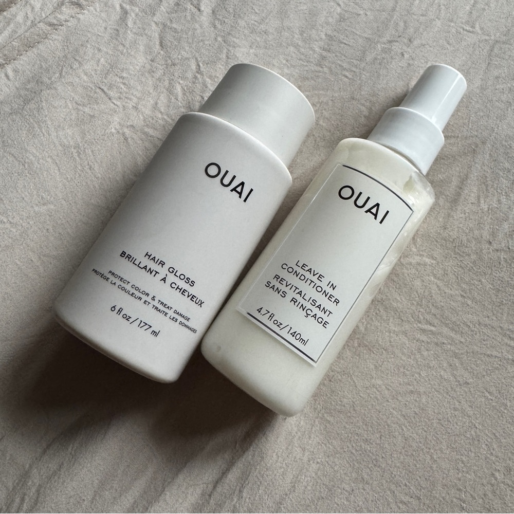 OUAI Hair Gloss and Leave-In Conditioner